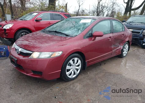 2010 Honda Civic Lx z USA, uszkodzony, nr VIN 2HGFA1F54AH550865